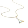 Collier Madli Or Bicolore Topaze