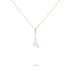 Collier Madli Or Bicolore Topaze