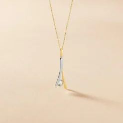 Collier Madli Or Bicolore Topaze