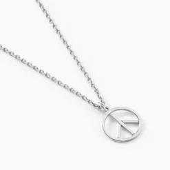 Collier Mahli Argent Blanc