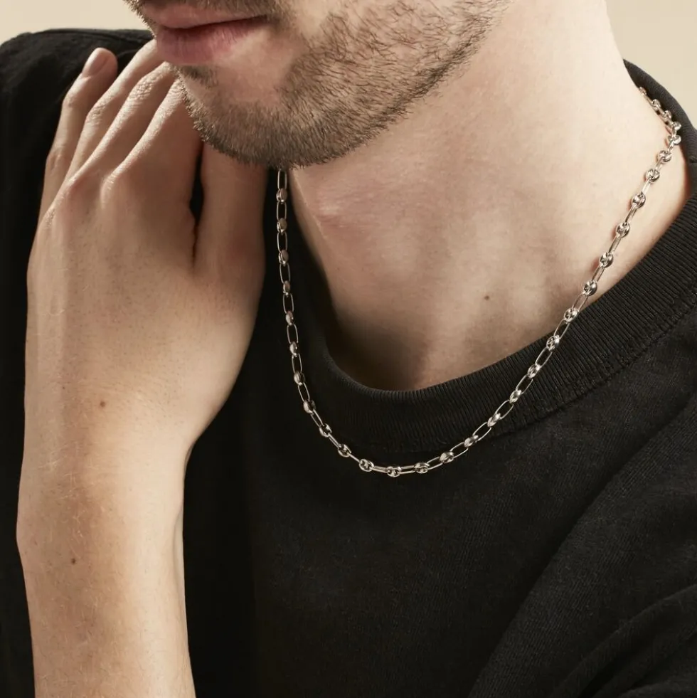 Collier Maille Argent Carrus