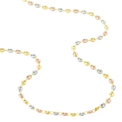 Collier Maille Dami Maille Grain De Cafe Or Tricolore