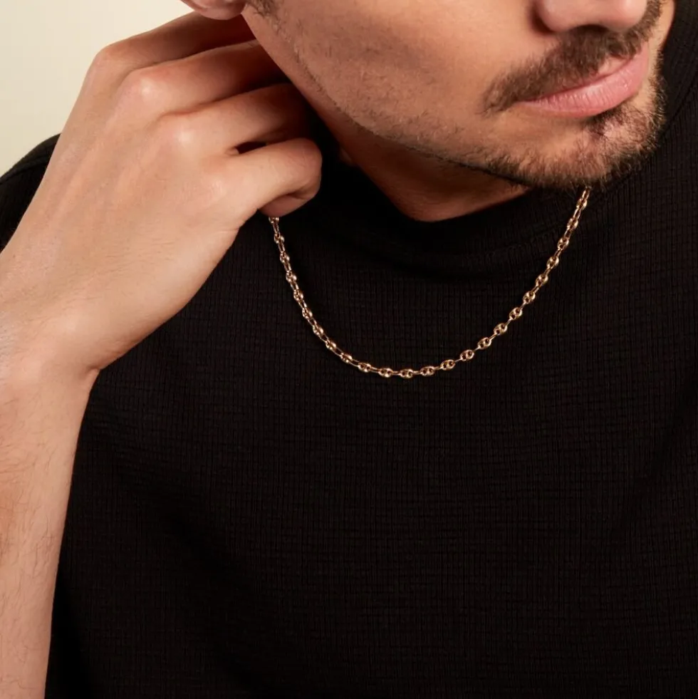 Collier Maille Dami Maille Grain De Cafe Or Jaune