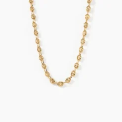 Collier Maille Dami Maille Grain De Cafe Or Jaune