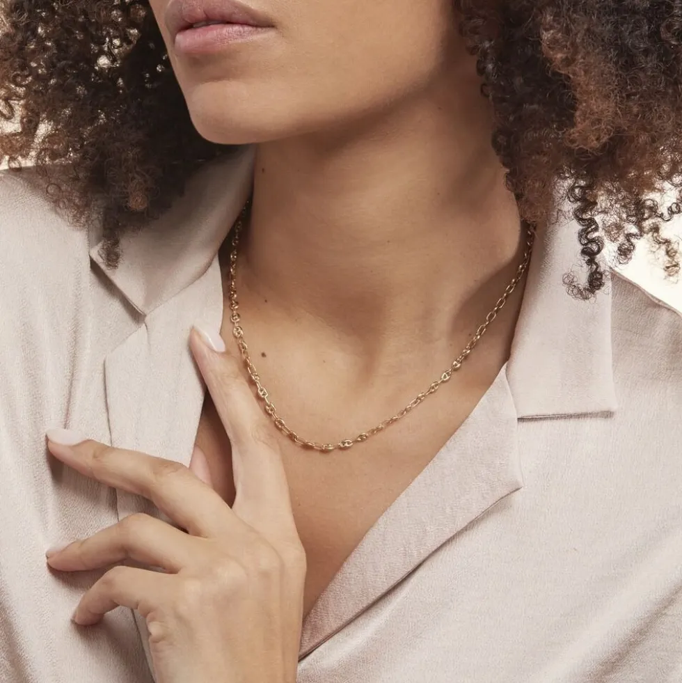 Collier Maille Dami Or Jaune