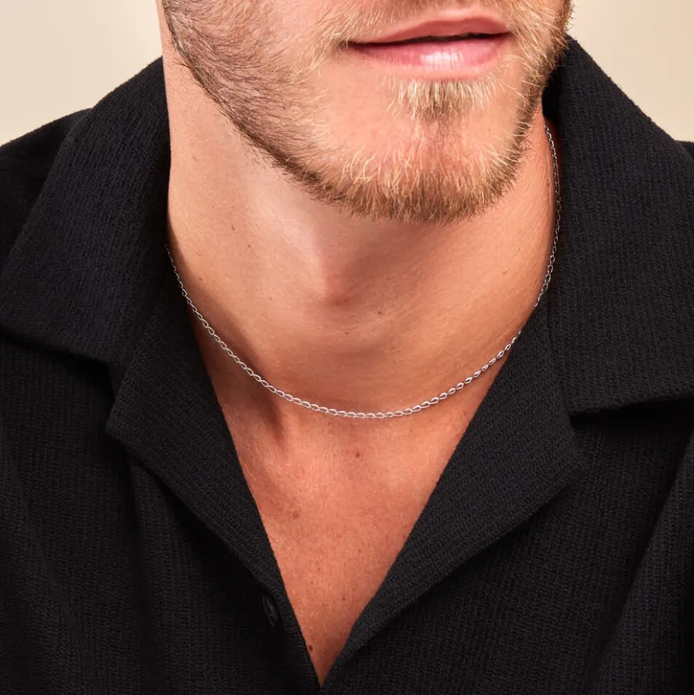 Collier Maille Nuncio Argent Blanc