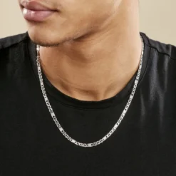 Collier Maille Teo Argent Blanc