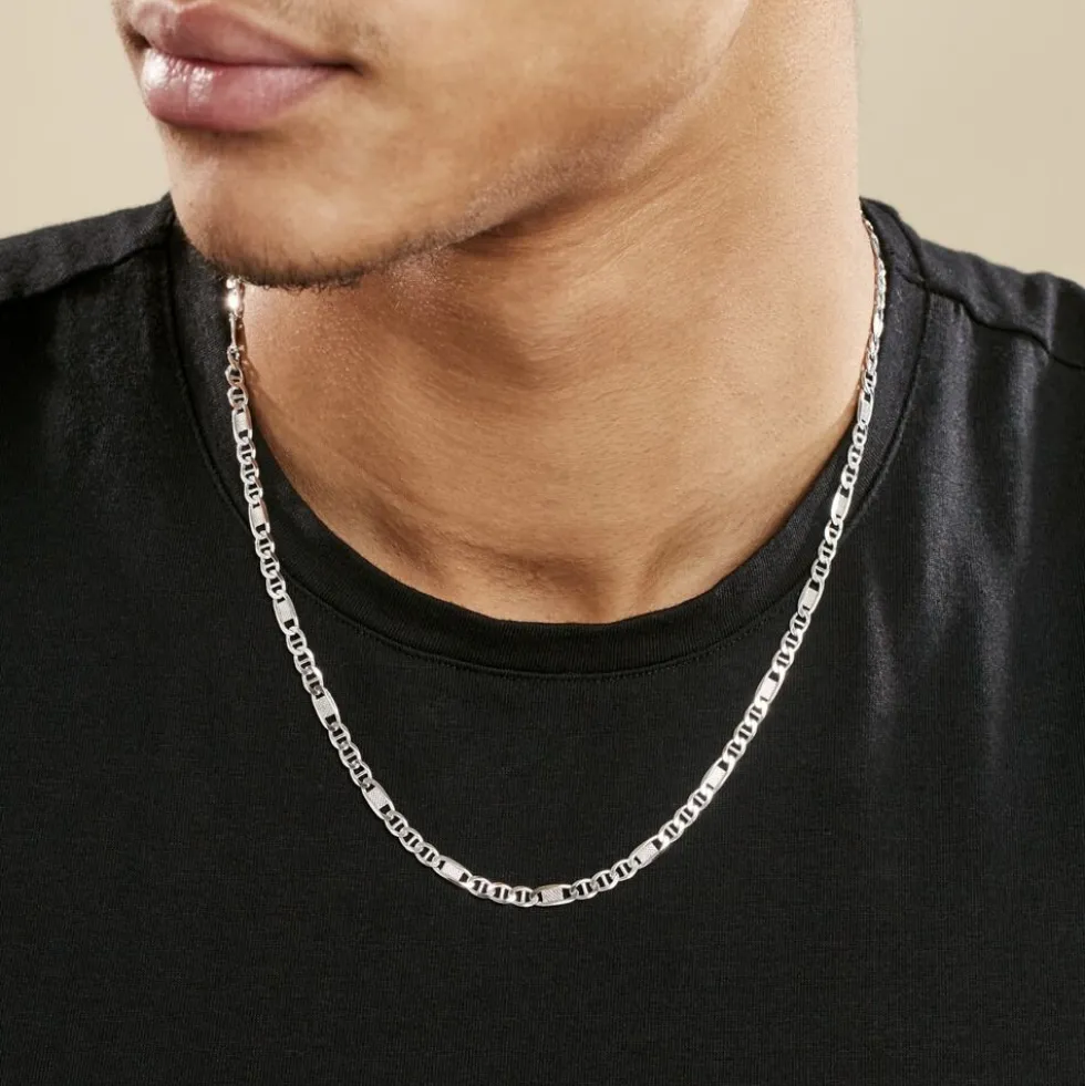 Collier Maille Teo Argent Blanc