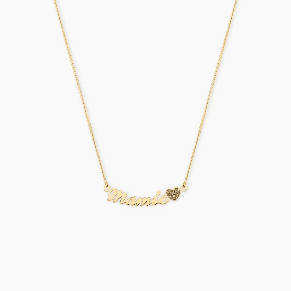 Collier Mamie Or Jaune