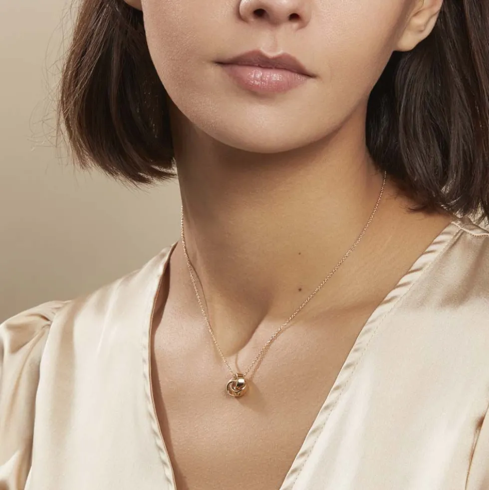Collier Marcelina Plaqué Or Jaune