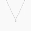 Collier Marciana Argent Blanc Oxyde De Zirconium