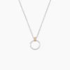 Collier Marcie Or Jaune Argent Blanc Oxyde De Zirconium