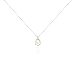 Collier Mariabella Or Bicolore Diamant Blanc