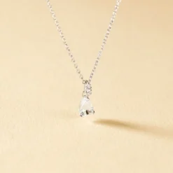 Collier Marie-helena Argent Blanc Oxyde De Zirconium
