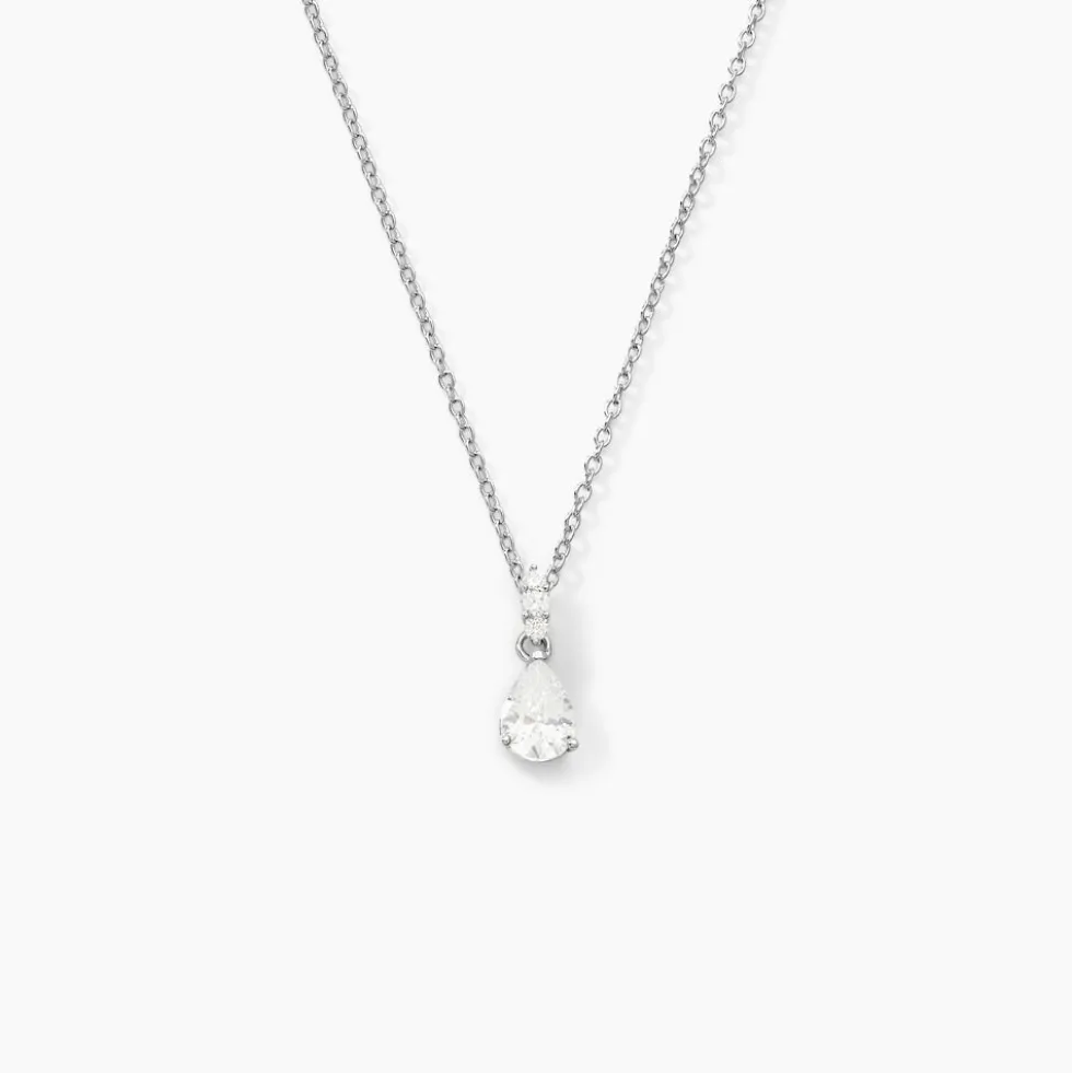 Collier Marie-helena Argent Blanc Oxyde De Zirconium