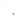 Collier Marie-zoe Or Jaune Perle De Culture