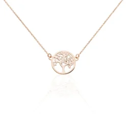Collier Marijan Argent Rose