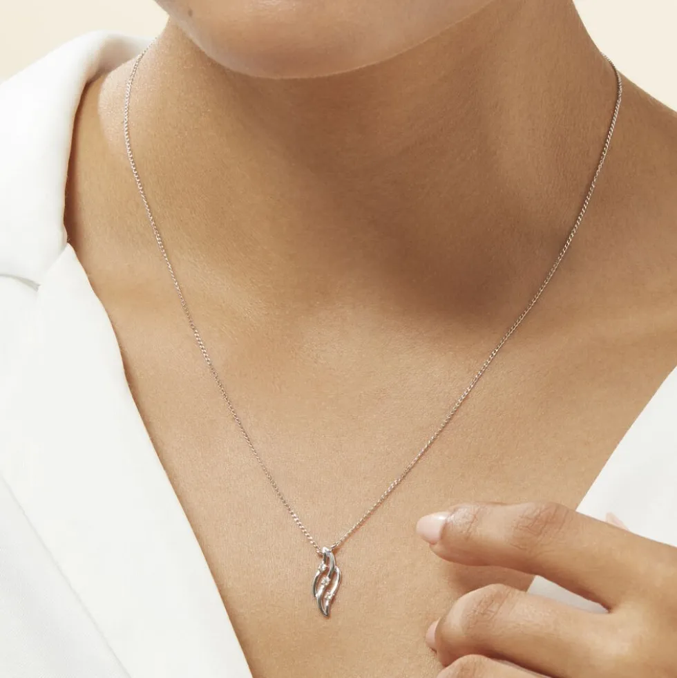 Collier Marnie Or Blanc Diamant