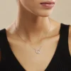 Collier Marthe Argent Blanc Perle De Culture Et Oxyde De Zirconium