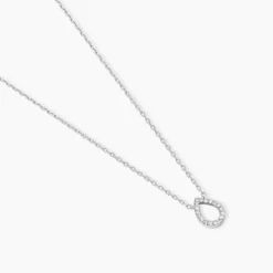Collier Maude Or Blanc Diamant