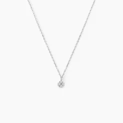 Collier Mayane Argent Blanc