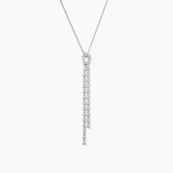 Collier Mayfair Argent Blanc Oxyde De Zirconium