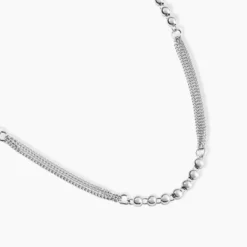 Collier Melodie Argent Blanc