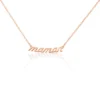 Collier Mendi Argent Rose