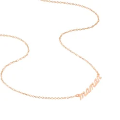 Collier Mendi Argent Rose