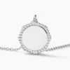 Collier Meralie Argent Blanc