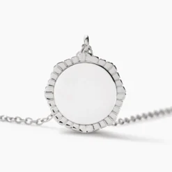 Collier Meralie Argent Blanc