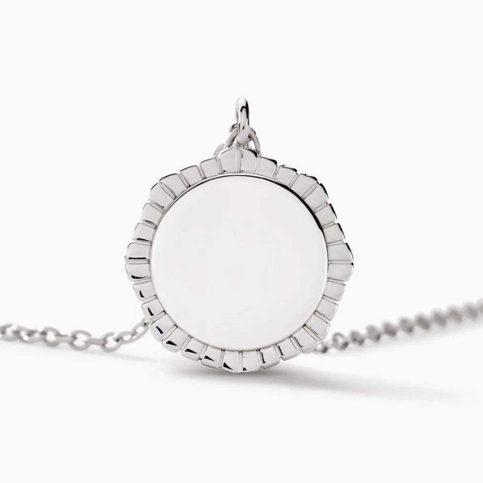 Collier Meralie Argent Blanc