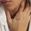 Collier Merane Plaqué Or Jaune Oxyde De Zirconium