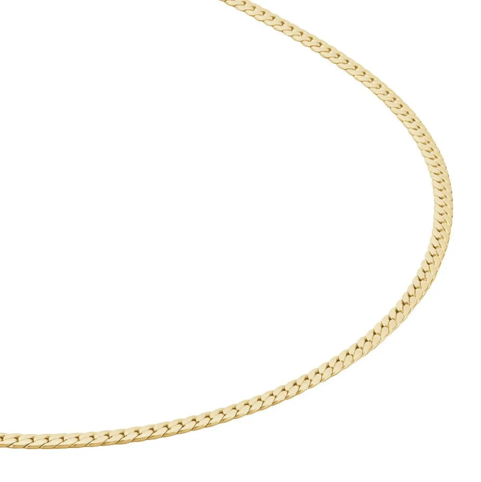 Collier Messaline Plaqué Or Jaune