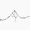 Collier Meyline Argent Blanc Oxyde De Zirconium