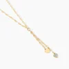 Collier Michiko Or Jaune Diamant