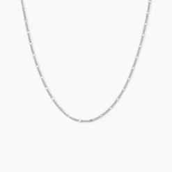 Collier Mindie Argent Blanc