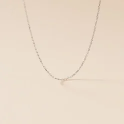 Collier Molly Argent Blanc