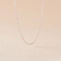 Collier Molly Argent Blanc