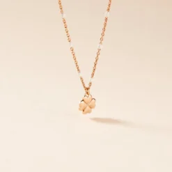 Collier Molly Argent Rose