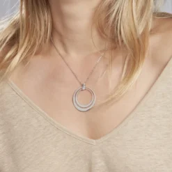 Collier Moussouae Acier Blanc