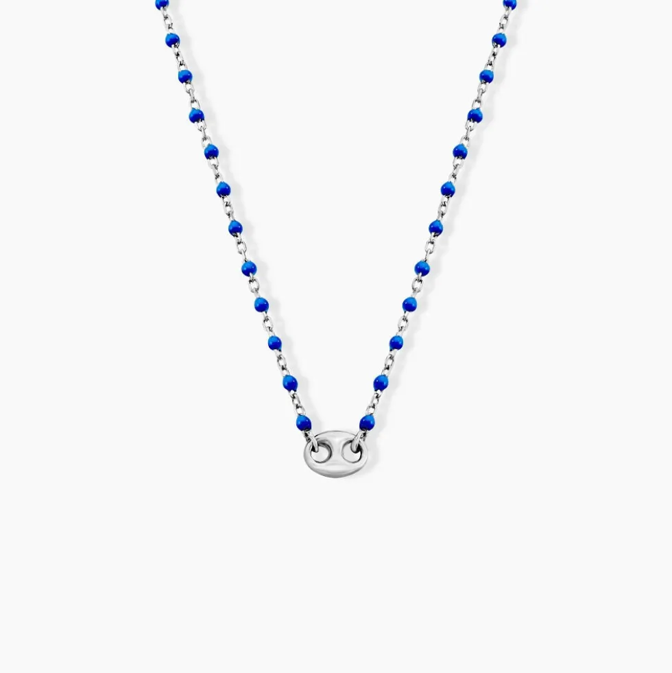 Collier Muguette Argent Blanc