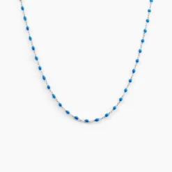 Collier Muguette Argent Blanc