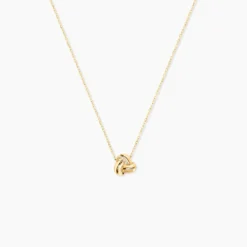 Collier Munro Or Jaune Oxyde De Zirconium