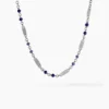 Collier Myliane Argent Blanc