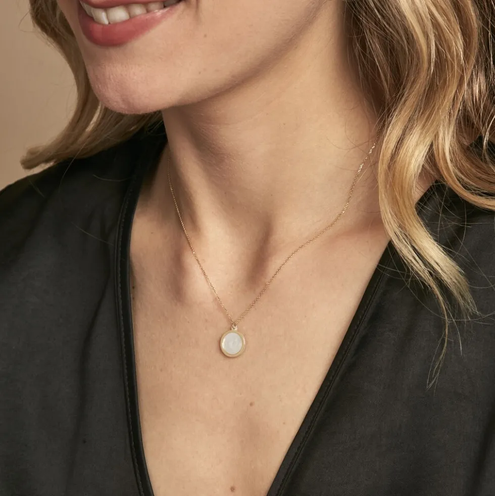 Collier Naïade Or Jaune Nacre