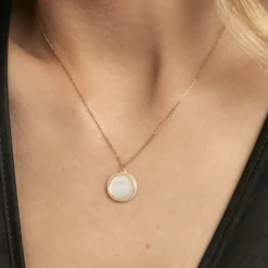 Collier Naïade Or Jaune Nacre