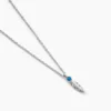 Collier Nahara Argent Blanc Oxyde De Zirconium