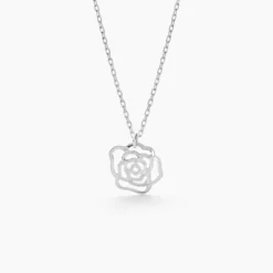 Collier Najatte Argent Blanc