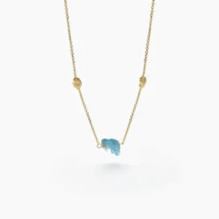 Collier Natille Or Jaune Apatite